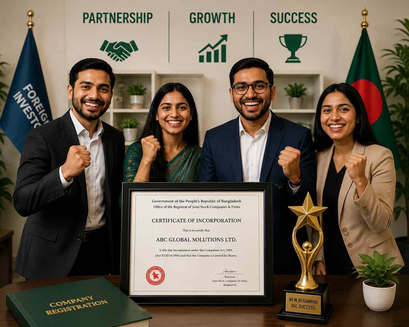Joint Venture Company Registration in Bangladesh